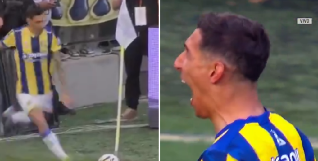 Para cerrar el estadio: Di María y un golazo olímpico imposible ante Boca