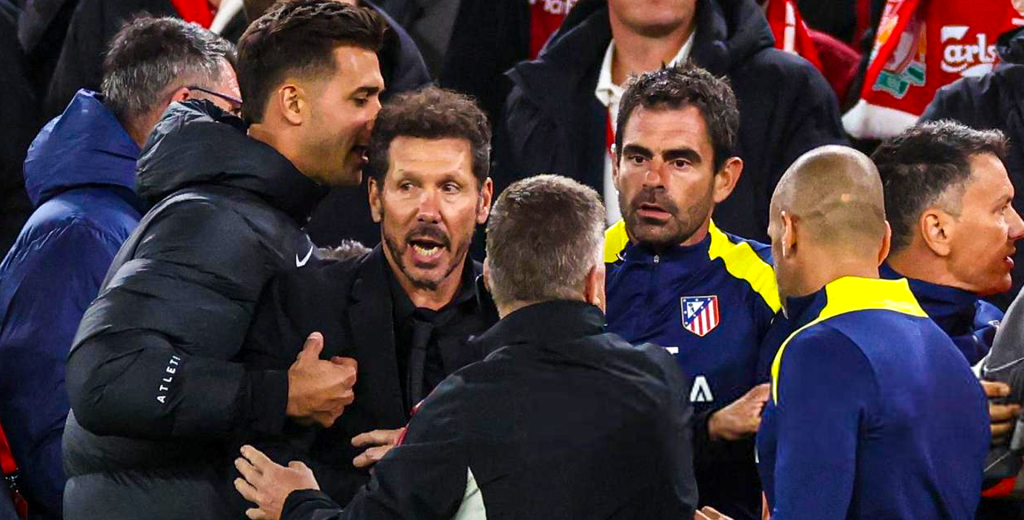 Simeone se peleó con un fanático y él lo destrozó: "Es un cobarde..."