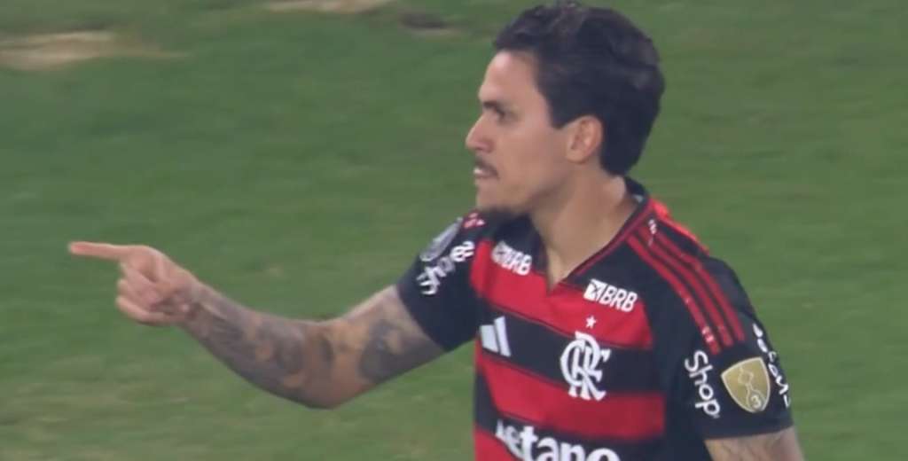 Flamengo sacó del medio, tardó 15 segundos y le hizo un golazo a Estudiantes...