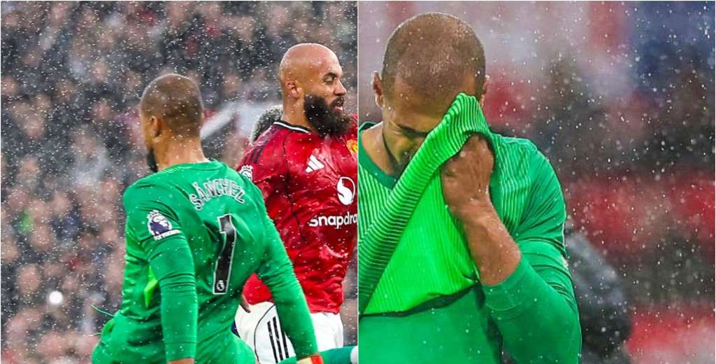 Solo cuatro minutos y Robert Sánchez fue a romper a Mbeumo: se fue expulsado