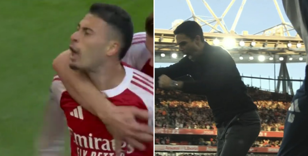 Minuto 93, el Arsenal perdía con el City y Martinelli los salvó con un golazo brutal