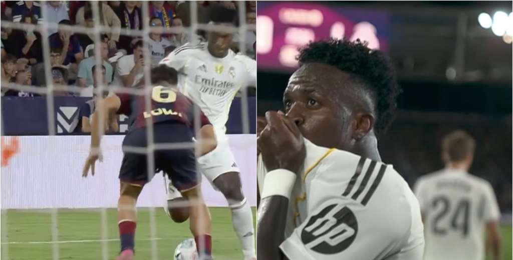 Cuando Vinicius juega al fútbol, es crack: el golazo que inventó contra Levante