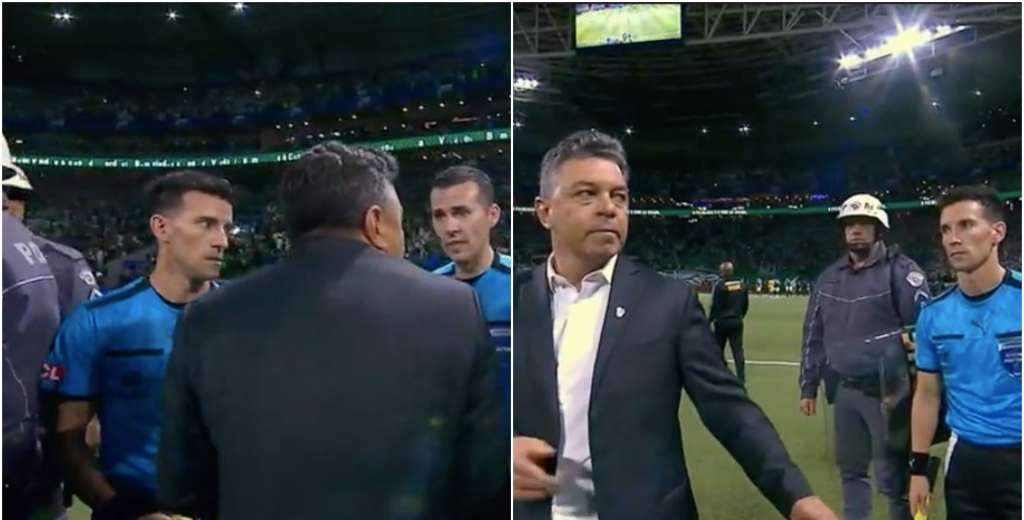 Con una sola frase cara a cara, Gallardo destrozó a Matonte por su arbitraje...