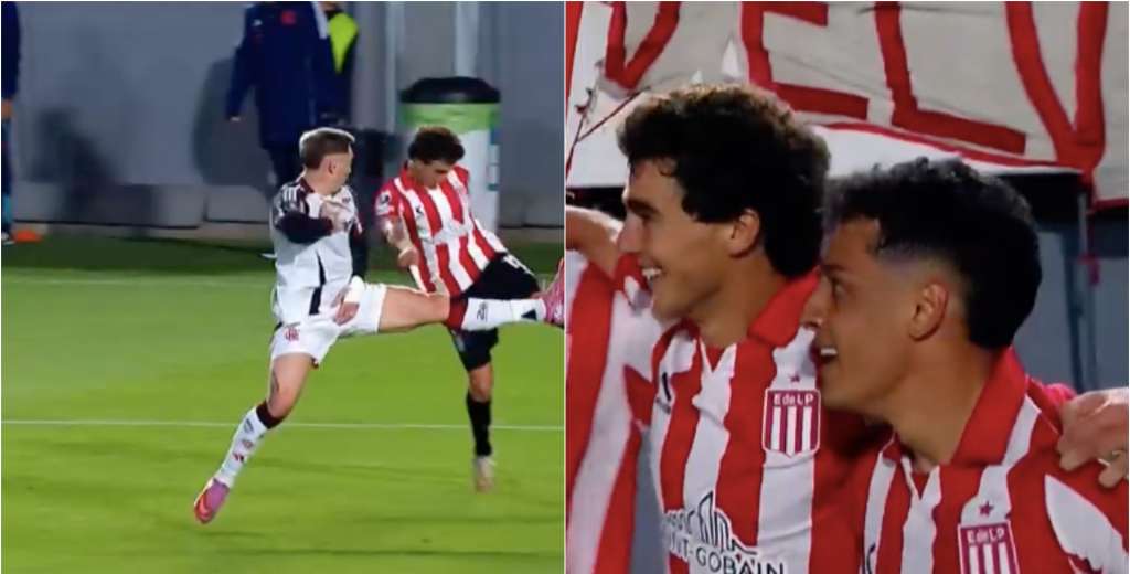 A quince segundos del entretiempo, Benedetti le voló el arco al Flamengo con un misil