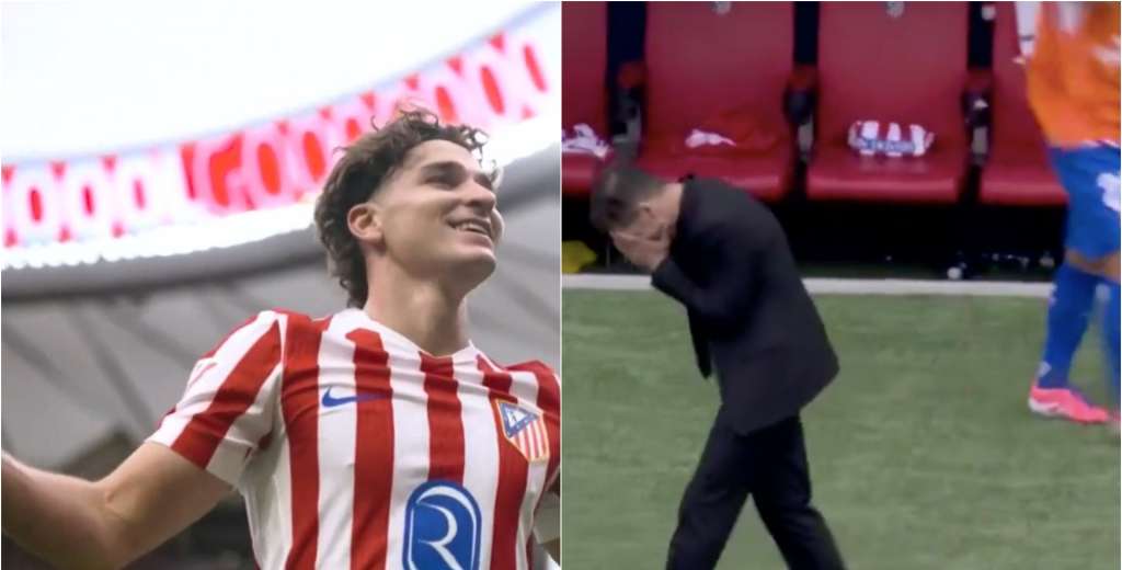 Por esto costó 90 millones: Julián Álvarez le voló el arco de tiro libre a Courtois