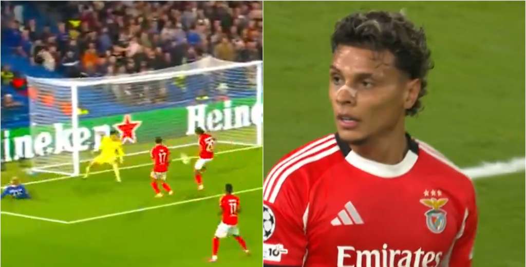 El Chelsea venció al Benfica gracias al insólito gol en contra de Richard Ríos