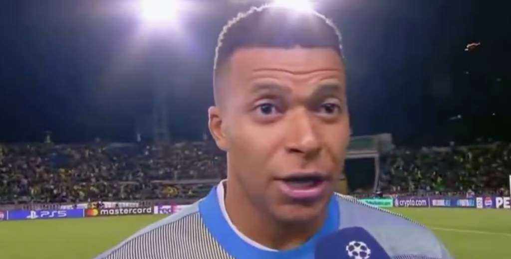Mbappé marca tres goles, se marcha indignado y deja una frase a lo Cristiano