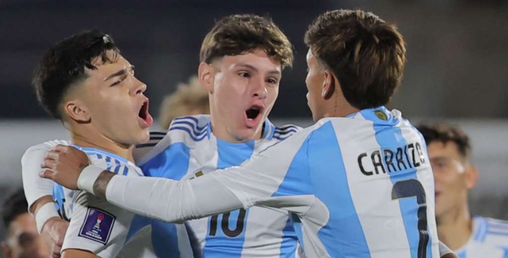 Argentina goleó a Australia 4-1 y avanzó a octavos de final en el Mundial sub-20