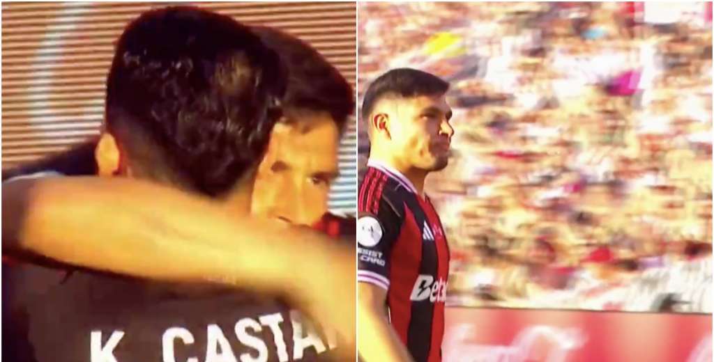 Un pu&ntilde;al: Maxi Salas le marc&oacute; un gol a River y tuvo el festejo menos pensado