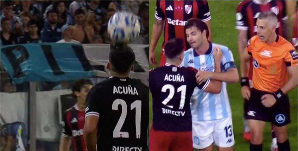 98 minutos, ganando 1-0 y Marcos Acuña hizo lo peor: jueguitos con la cabeza