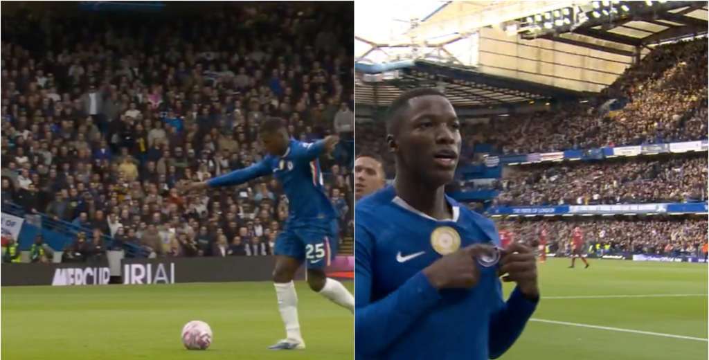 Moisés Caicedo y un gol de PlayStation: le voló el arco al Liverpool desde 25 metros