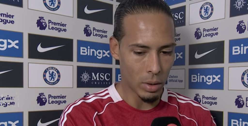 Virgil Van Dijk hizo indignar a todos: la insólita frase tras perder contra Chelsea