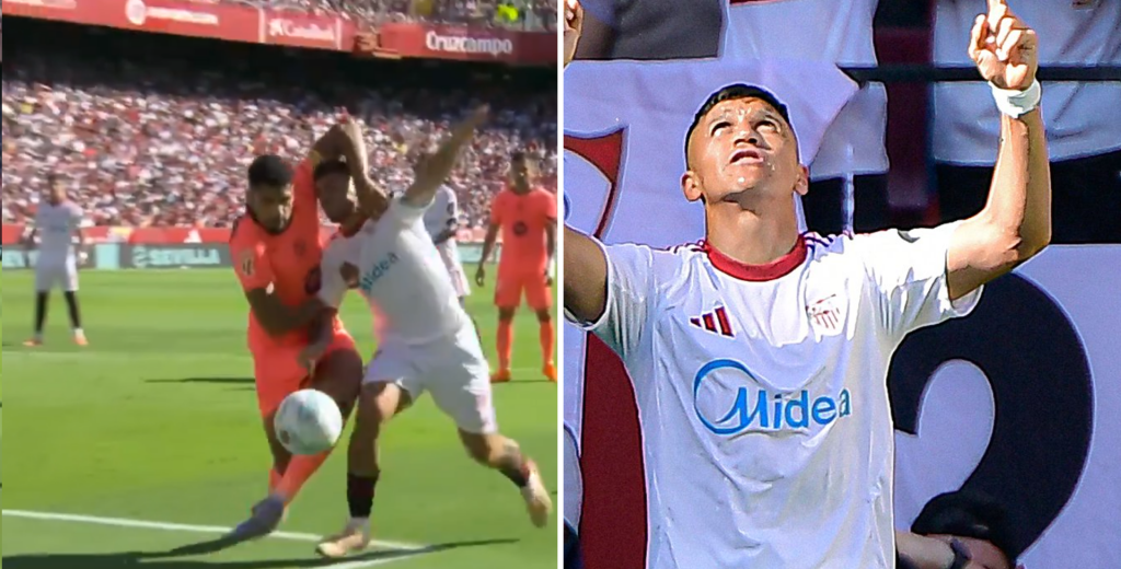 Error de Araujo y fue penal: Alexis Sánchez le gritó su gol al FC Barcelona...