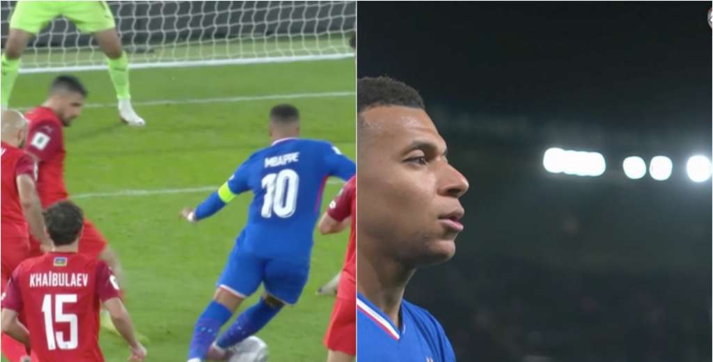 Mbappé es bestial: se pasa a todo Azerbaiyan y hace uno de los goles del año