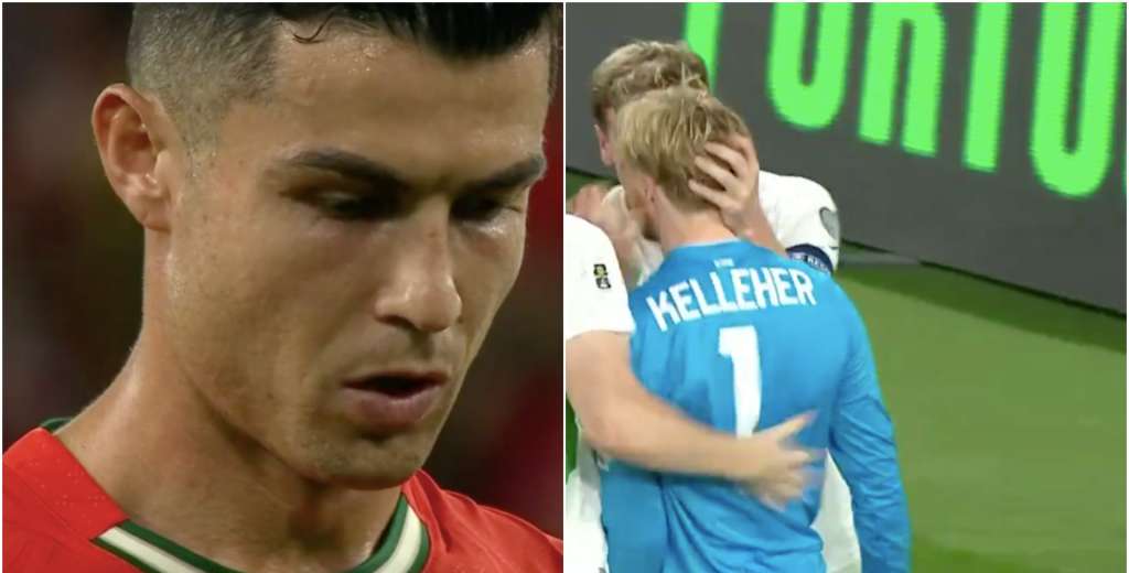 Kelleher y una atajada brutal: el tremendo penal que le tapó a Cristiano Ronaldo