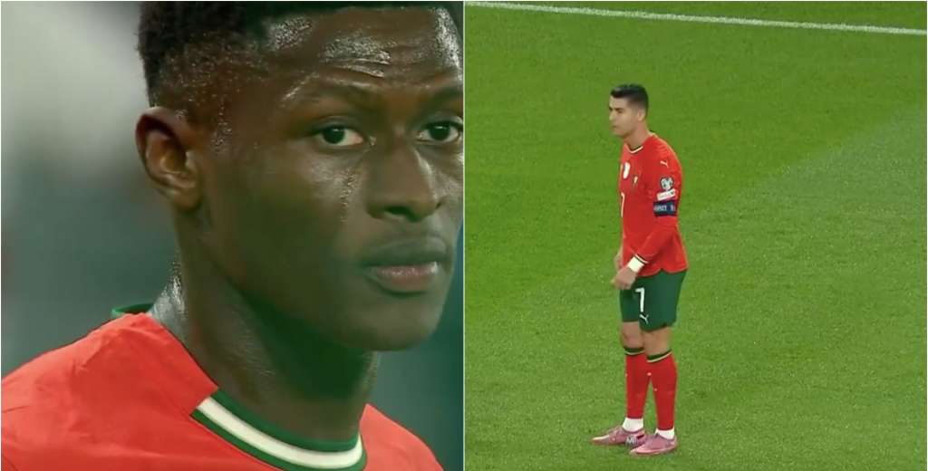 Nuno Mendes, Cristiano Ronaldo y el peor tiro libre del año: no se entendió nada