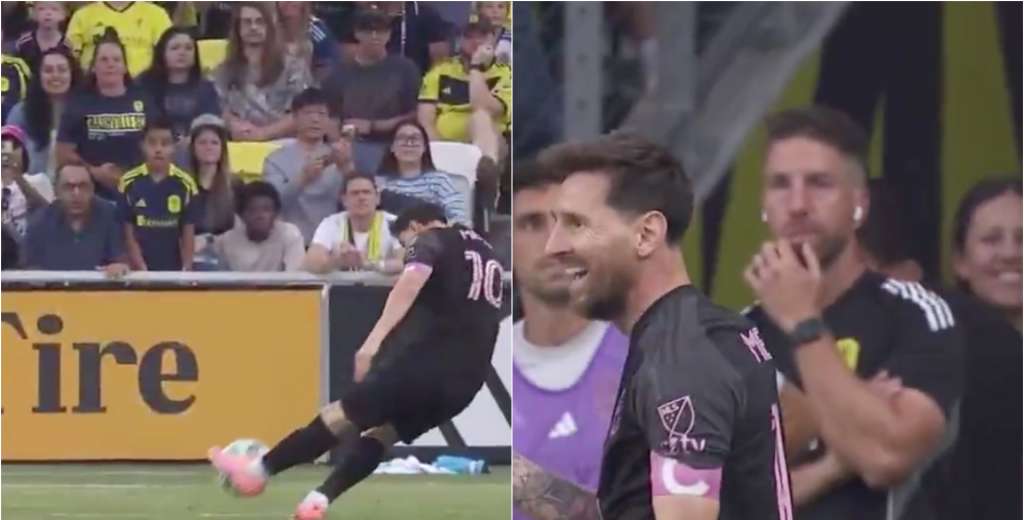 Dominó de pecho, se sacó dos rivales de encima y golazo: Messi es interminable
