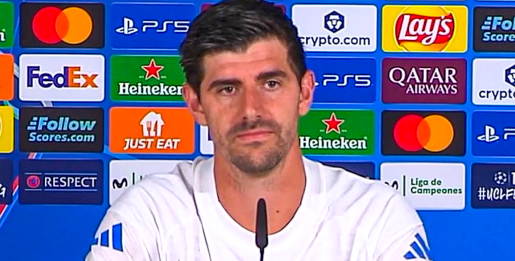 Courtois estall&oacute; contra Laporta en la previa de El Cl&aacute;sico: "El caso Negreira..."