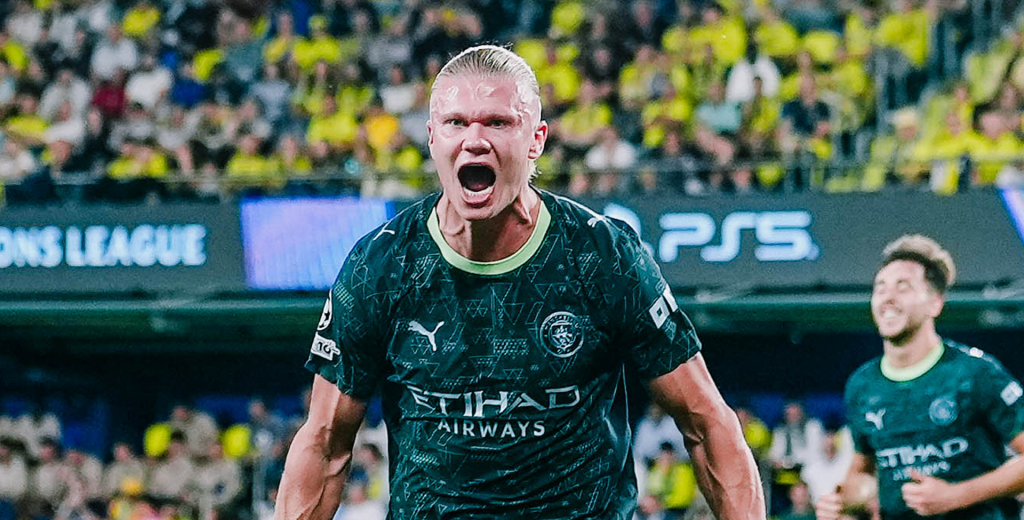 Manchester City derrotó a Villarreal CF y es escolta en la Champions League