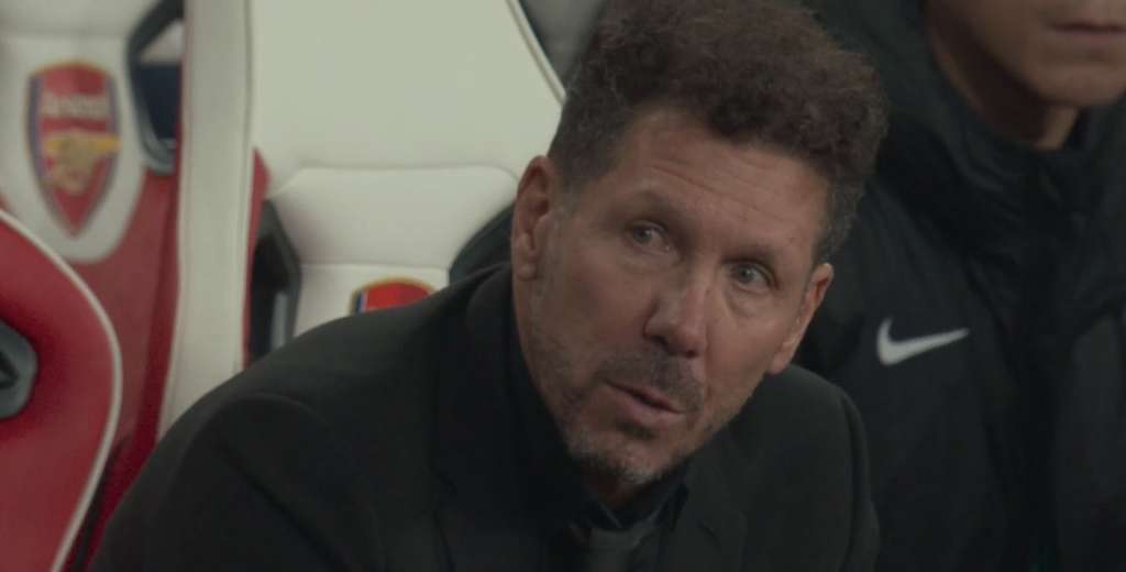 ¿Se puso a llorar en pleno partido? Simeone y una brutal imagen perdiendo 4-0