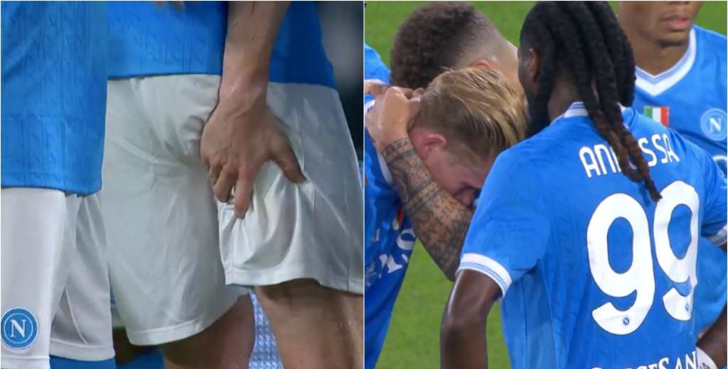 Jamás se vio algo así: De Bruyne pateó el penal, se lesionó y se fue llorando de dolor