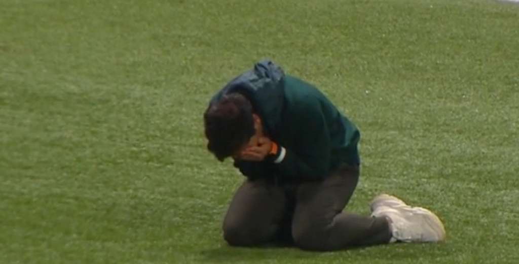 Estremecedor: Abel Ferreira se arrodilló y se puso a llorar tras pasar a la final