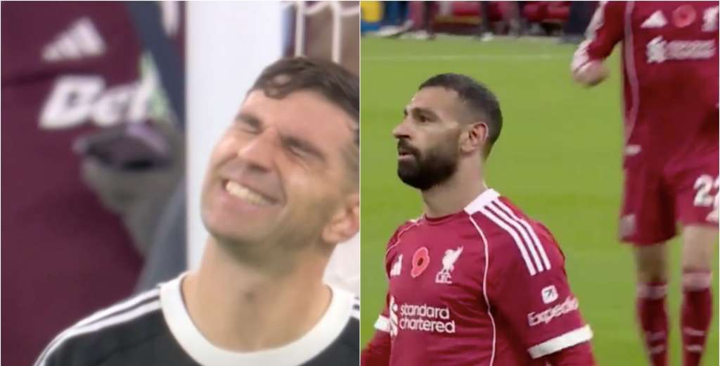 Dibu Martínez quiso salir jugando, pero le regaló la pelota a Salah: no tuvo piedad