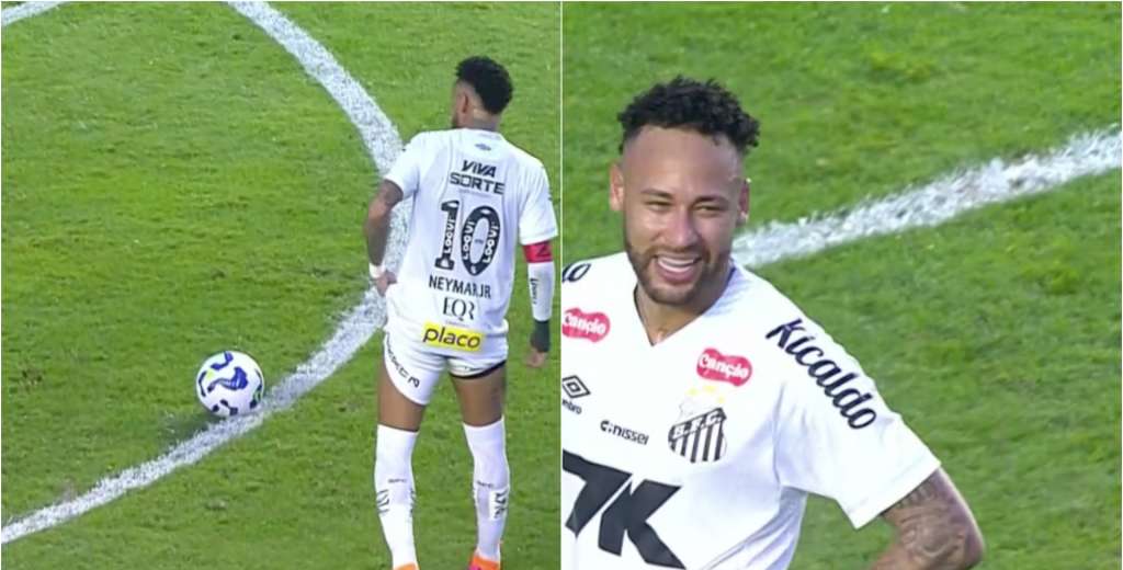 Si era gol, había que cerrar todo: Neymar, minuto 95 y una locura de tiro libre...