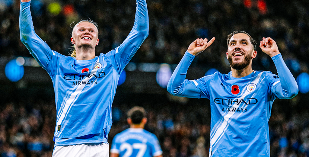 Haaland estuvo intratable y Manchester City le ganó al Bournemouth