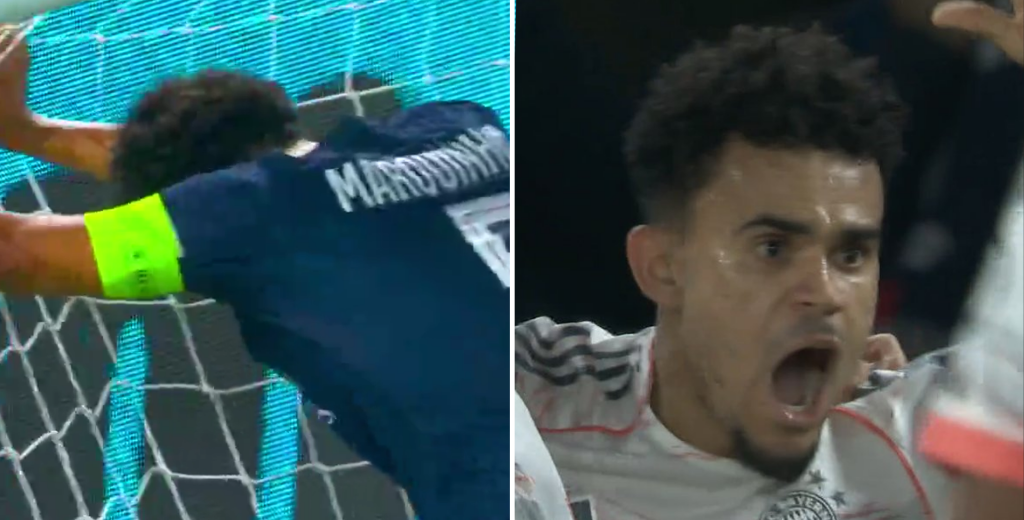 Gravísimo error de Marquinhos: se durmió, Luis Díaz robó y anotó para el Bayern Munich