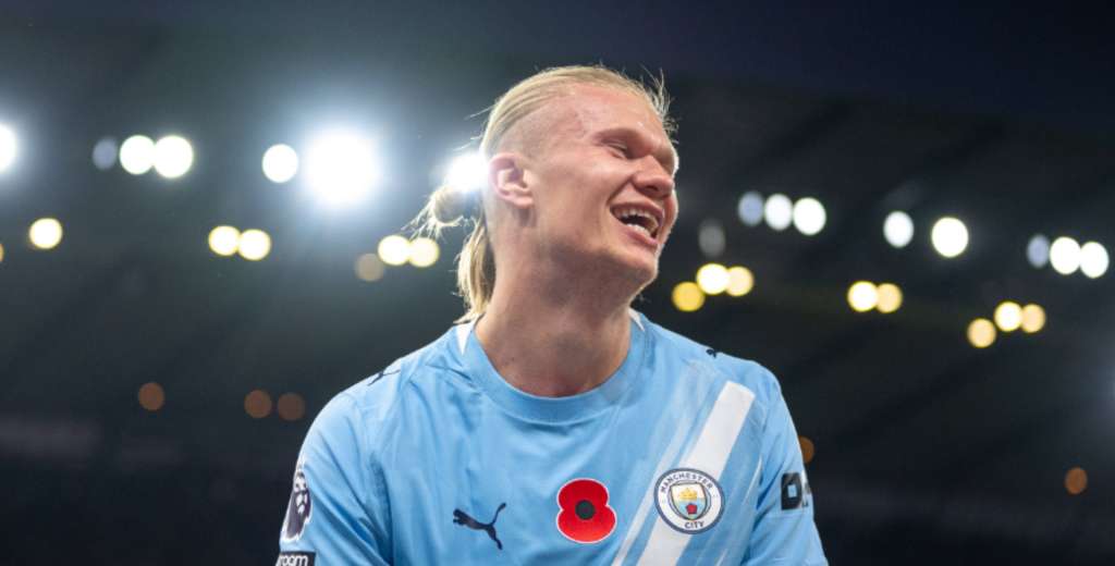 Pep lo comparó con Messi y CR7 y Haaland no dudó: "estoy lejos de ellos..."