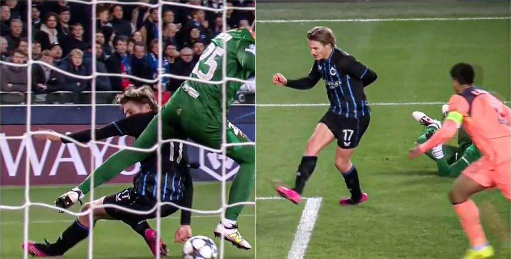 Szczesny quiso pisar la pelota al minuto 90, la perdió y el VAR indignó a todos...