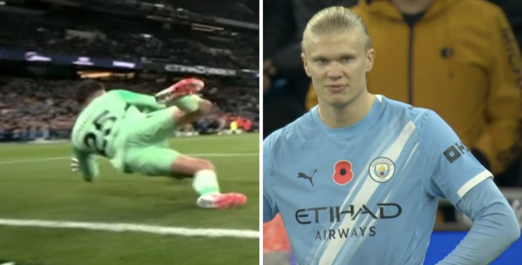 Mamardashvili se equivocó, fue penal para Manchester City e hizo esto...