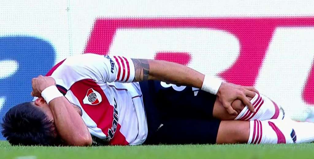 Impactante: Meza se lesionó la rodilla y rompió en llanto contra Boca