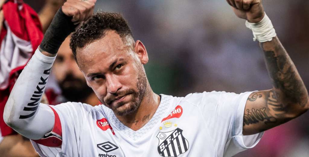Neymar volvió a encender la polémica en Santos: "¡Otra mentira inventada..."