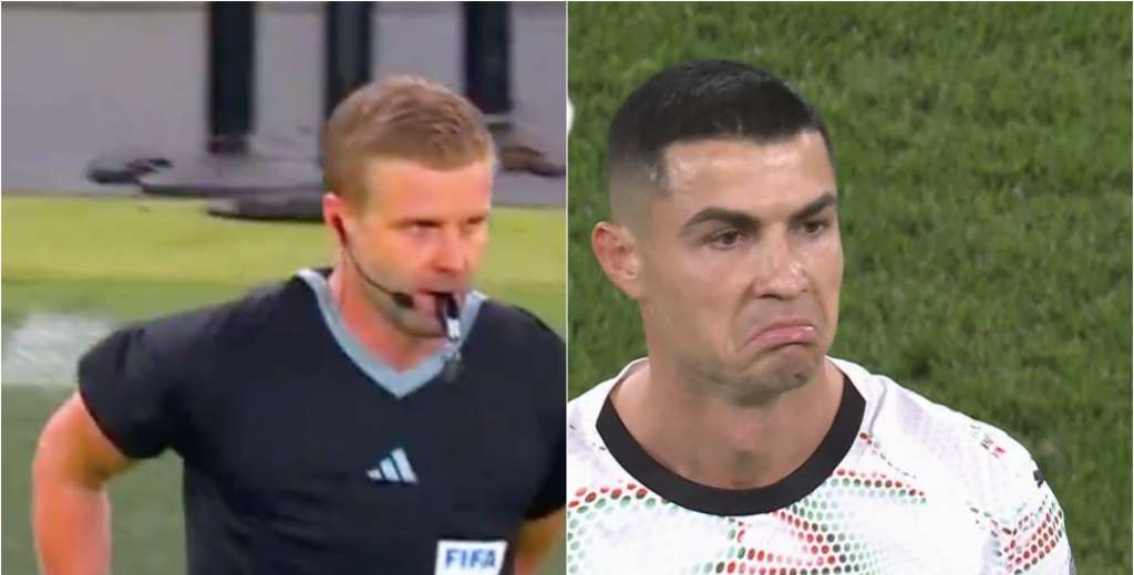 Cristiano dio un codazo feroz, se fue expulsado y acab&oacute; explotando de bronca