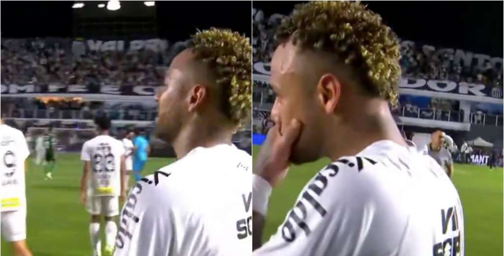 A los 91 minutos, Santos le ganó a Palmeiras: el impactante llanto de Neymar