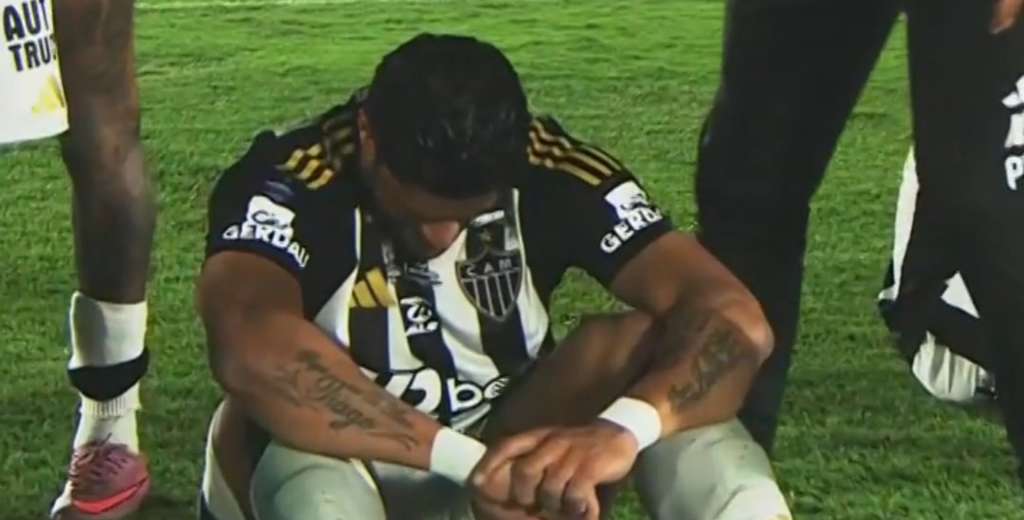 El llanto de Hulk tras perder la Sudamericana: puede tomar la decisión más dura