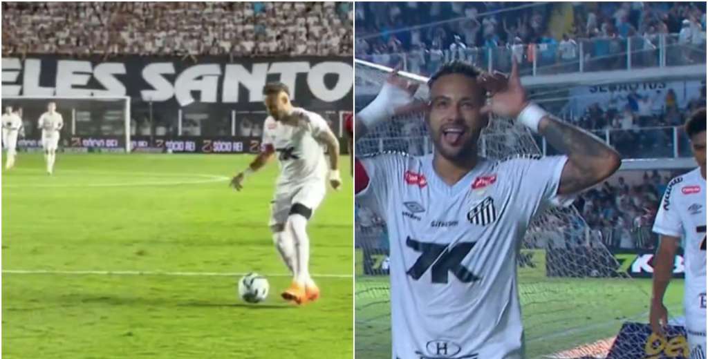 Con la rodilla destruida y lesionado, Neymar quedó solo: sigue siendo un genio...