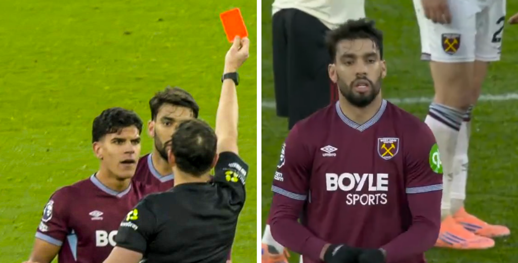 Paquetá está loco: lo amonestaron, insultó al árbitro y se hizo echar en un minuto