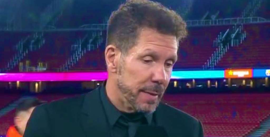 La bomba de Simeone tras perder en Camp Nou: "No entiendo cómo no ganó el Balón de Oro"