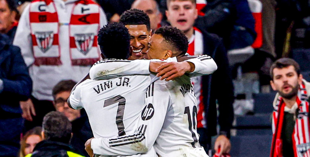 Mbappé está intratable y Real Madrid aplastó al Athletic Bilbao en LaLiga