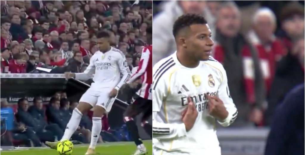 Una imagen pocas veces vista: se indignó porque Mbappé le hizo un caño feroz