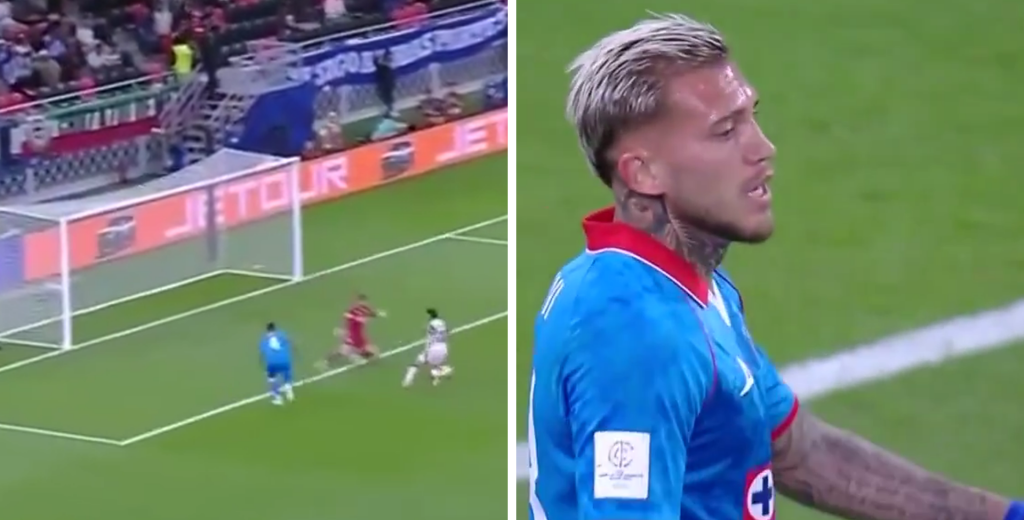 Piovi la regaló abajo del arco, De Arrascaeta aprovechó y le anotó a Cruz Azul