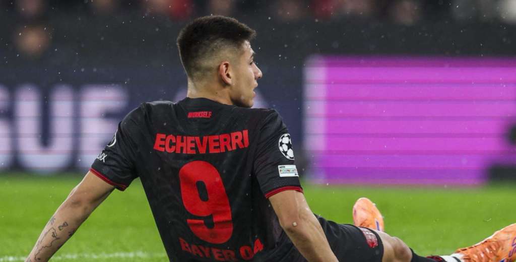 River sueña: Manchester City terminó el préstamo de Echeverri con el Leverkusen