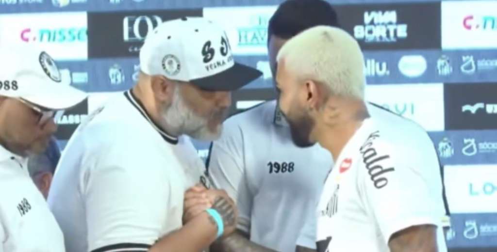 Santos presentó a Gabigol y un hincha lo amenazó delante de todos: "Más vale..."