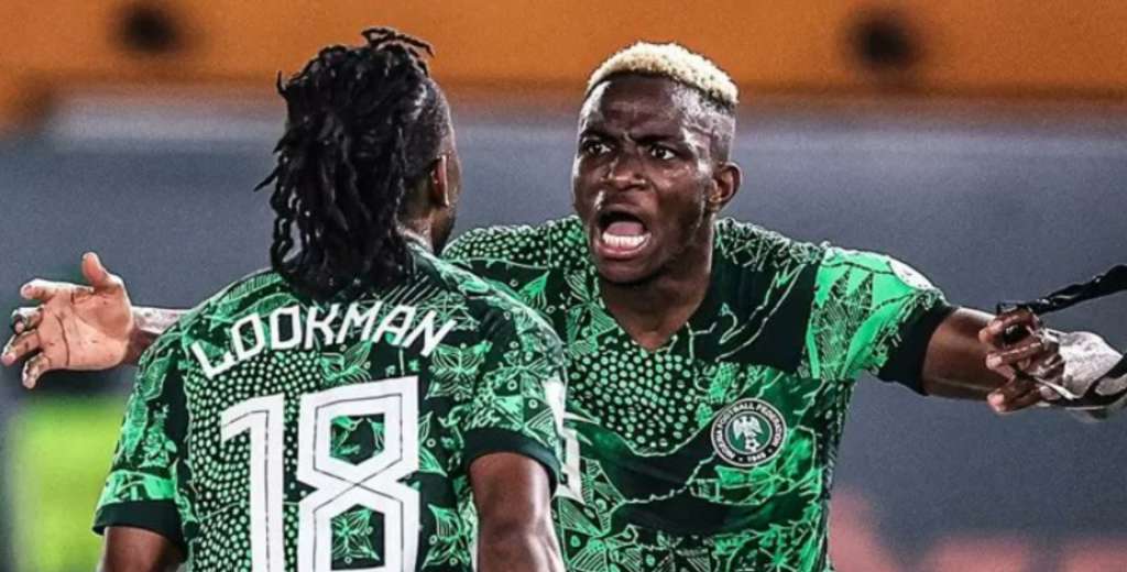 Insólito: Nigeria goleaba y Osimhen explotó con Lookman porque quería el hattrick