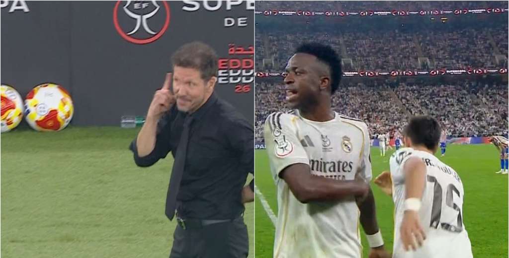 Simeone hace arder a Vinicius con un gesto y una frase brutal: "Florentino..."