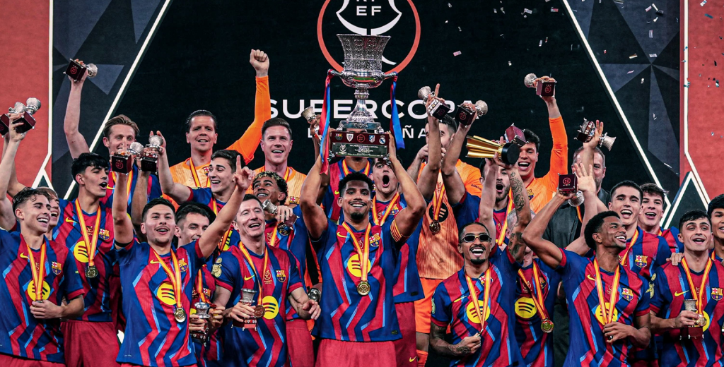 FC Barcelona fue más que el Real Madrid y se consagró campeón de la Supercopa