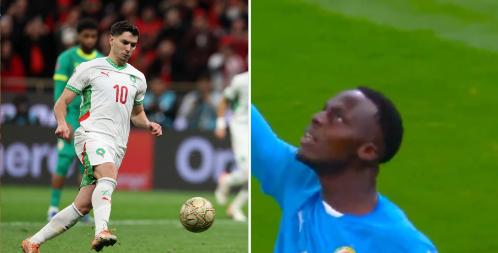 Penal para Marruecos a los 97 minutos, Brahim la picó y Mendy hizo esto...